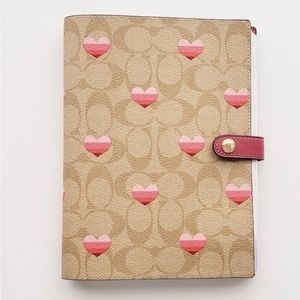 Coach heart notebook